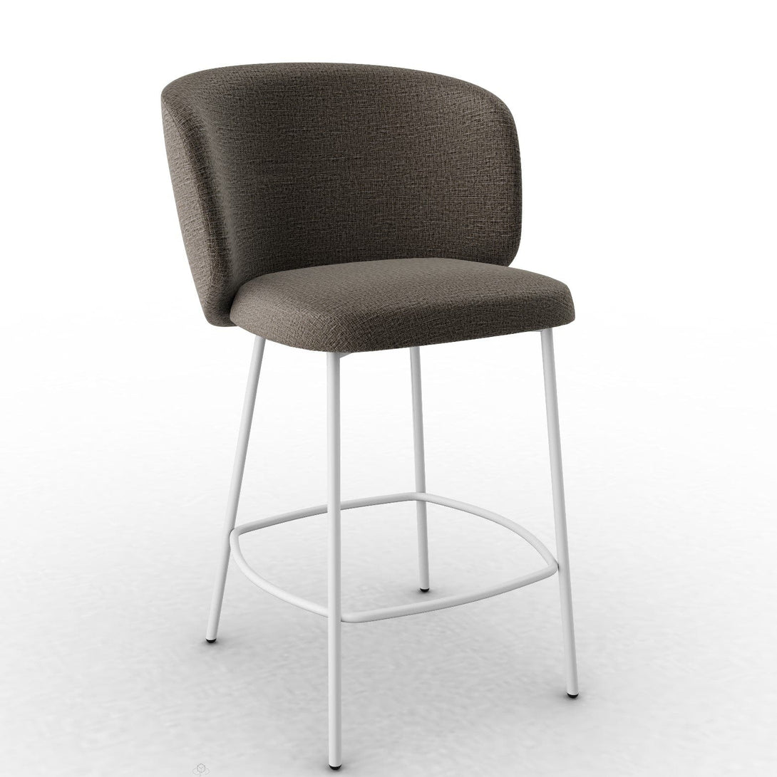 Tabouret Calligaris - Sweel (Pieds en métal) CS2214 avec assise rembourrée-10