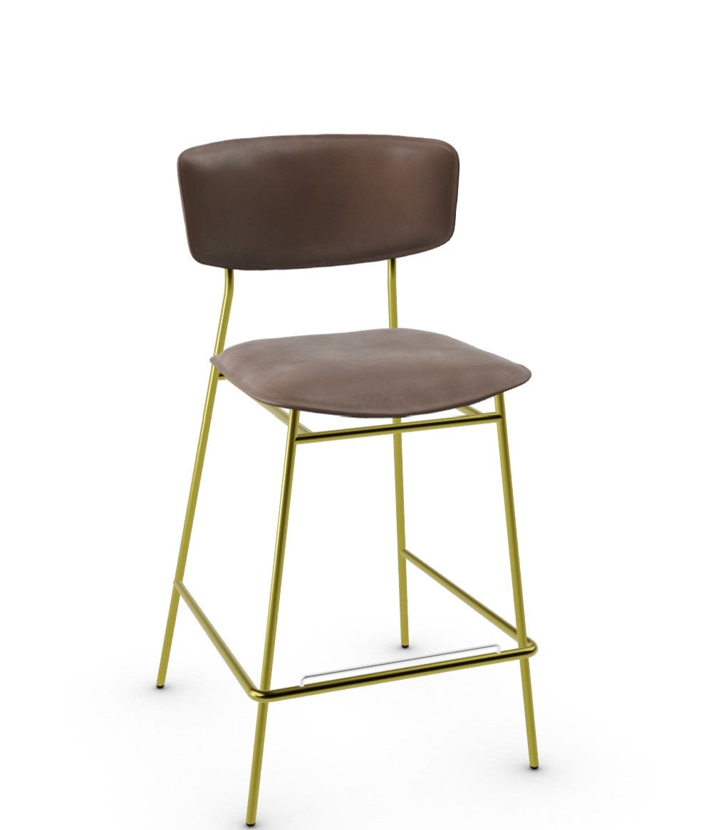 Tabouret Calligaris - Fifties CS1864 avec assise rembourrée et structure en métal-38