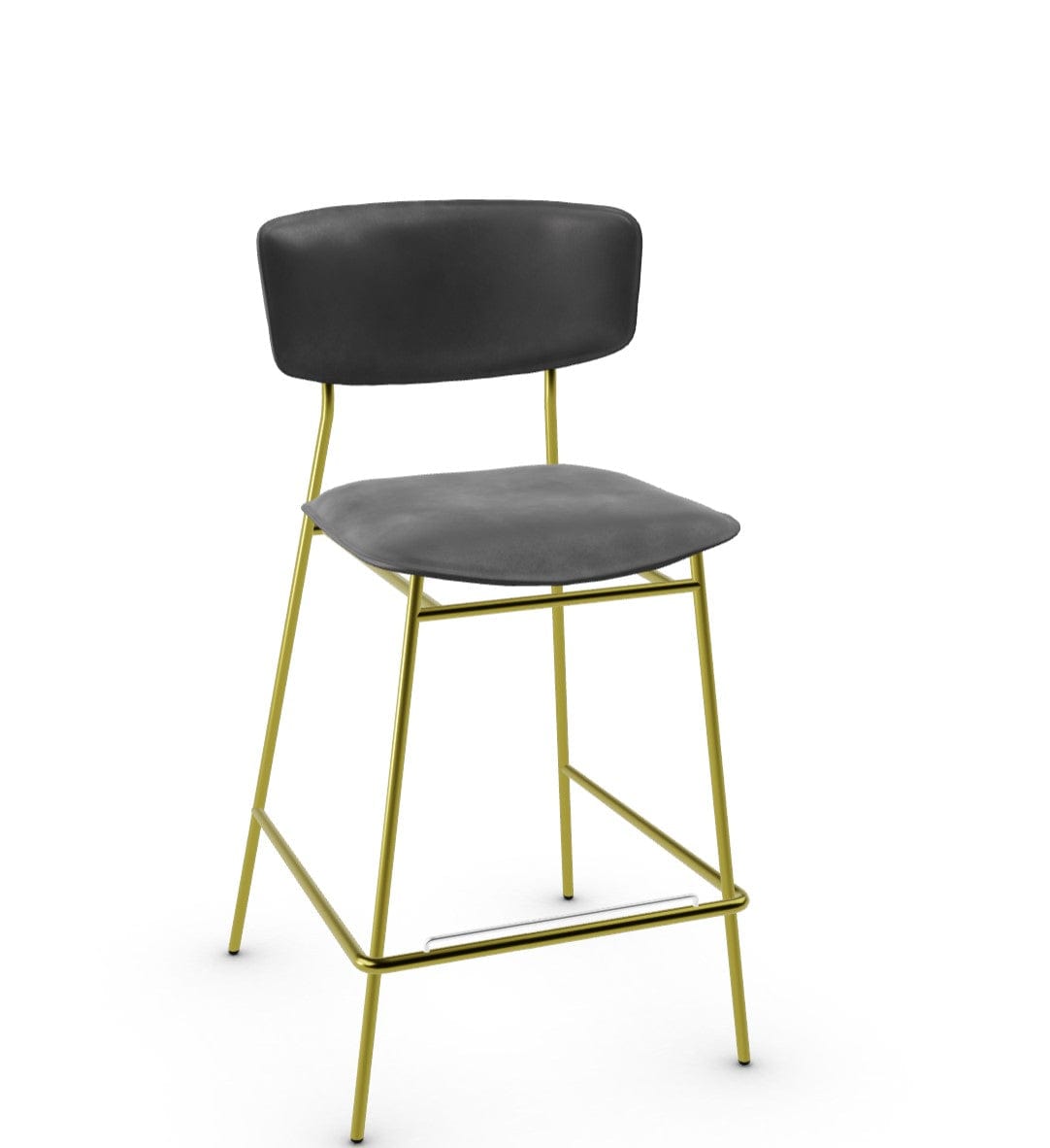Tabouret Calligaris - Fifties CS1864 avec assise rembourrée et structure en métal-40