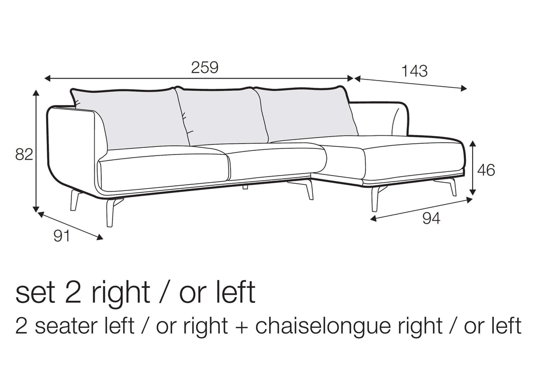 Canapé Sits Moa - Sofa - Zetel -2