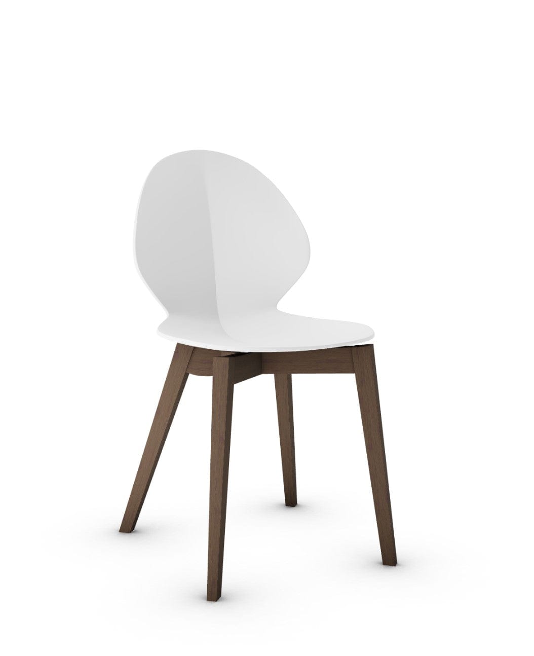 Calligaris stoel - Basil Wood (CS1348) met polypropyleen zitting en massief houten frame-71