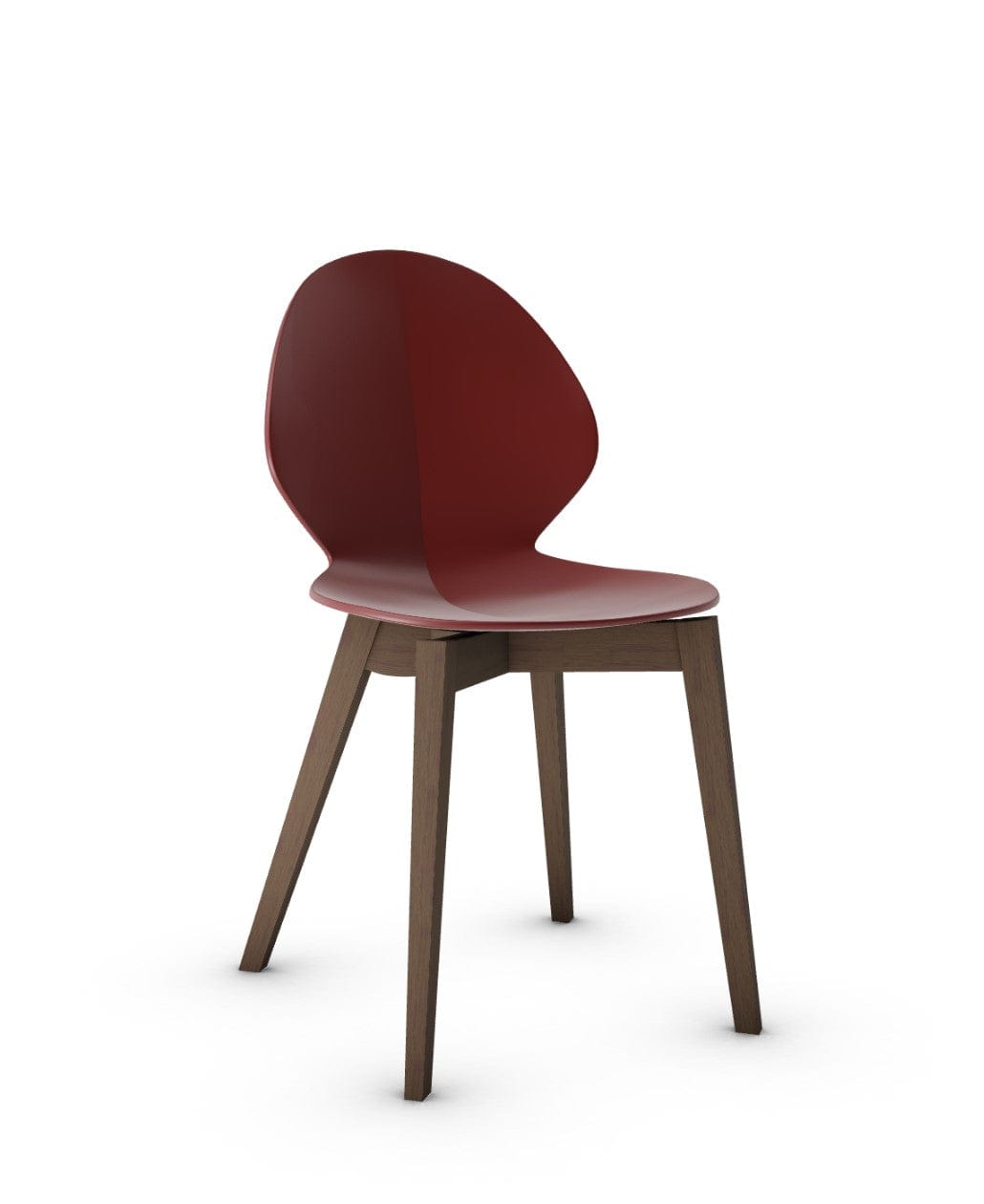 Calligaris stoel - Basil Wood (CS1348) met polypropyleen zitting en massief houten frame-70