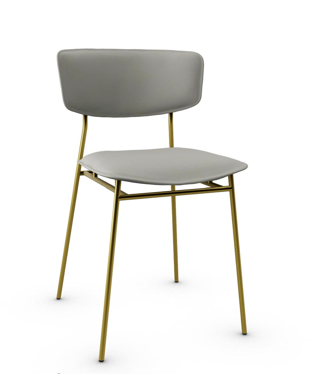 Calligaris stoel - jaren 50 (CS1854) met metalen frame en comfortabele zitting - 81