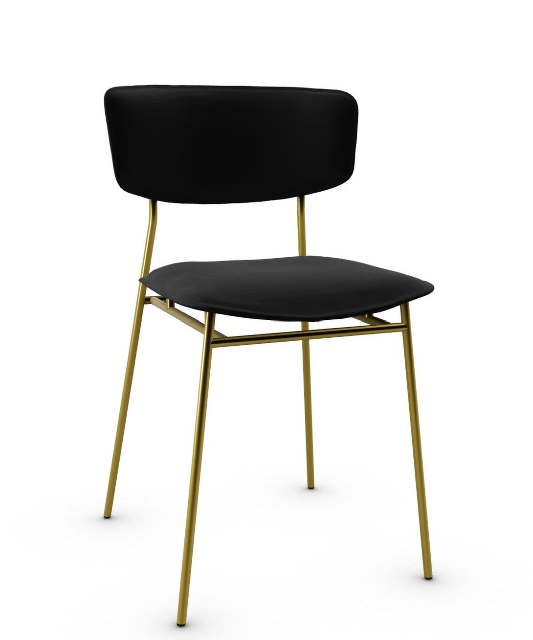 Calligaris stoel - jaren 50 (CS1854) met metalen frame en comfortabele zitting - 79