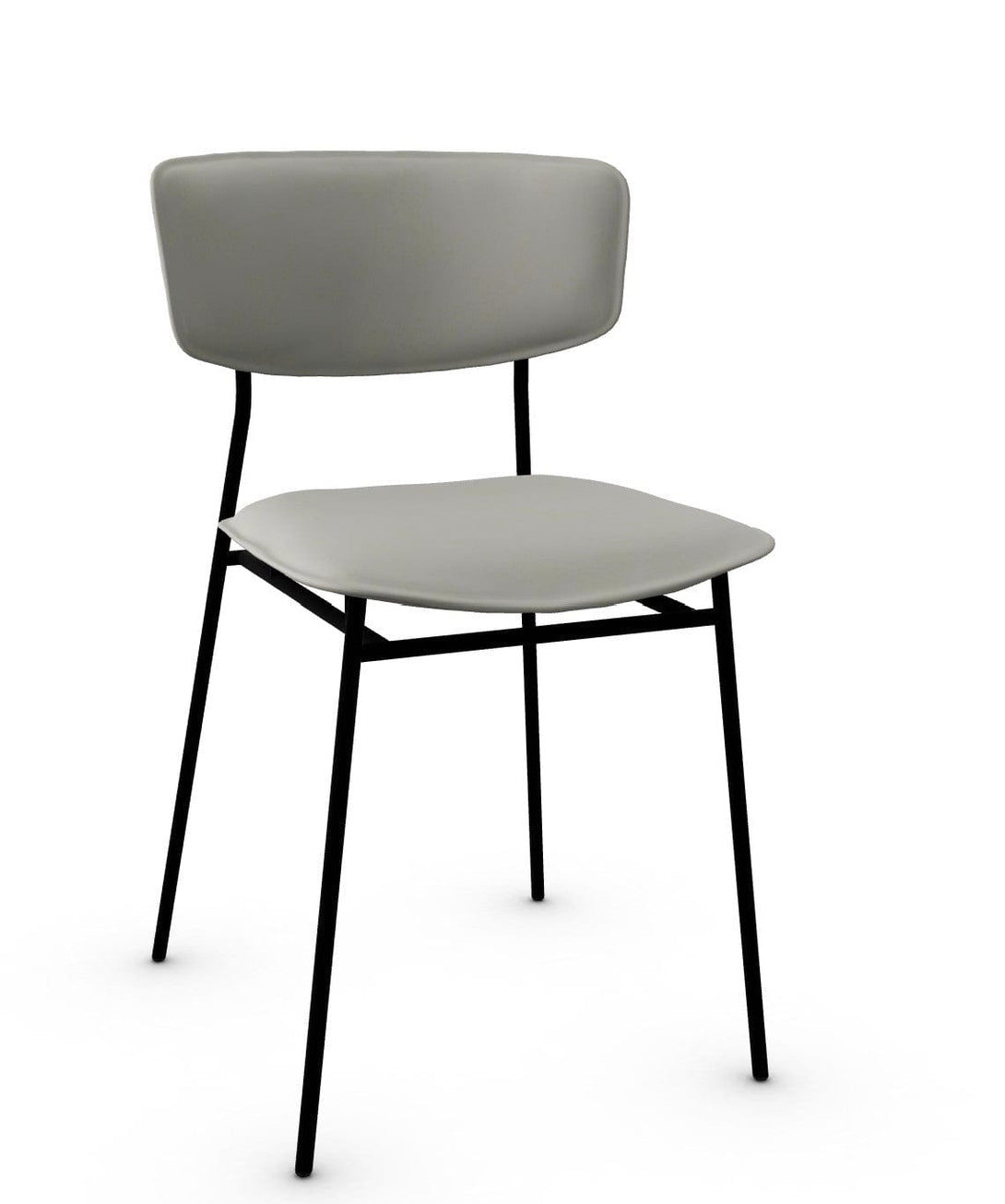 Calligaris stoel - jaren 50 (CS1854) met metalen frame en comfortabele zitting - 18