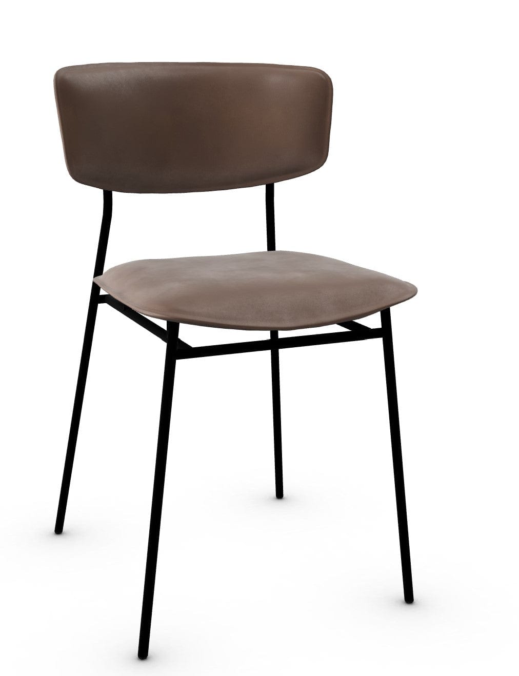 Calligaris stoel - jaren 50 (CS1854) met metalen frame en comfortabele zitting - 19