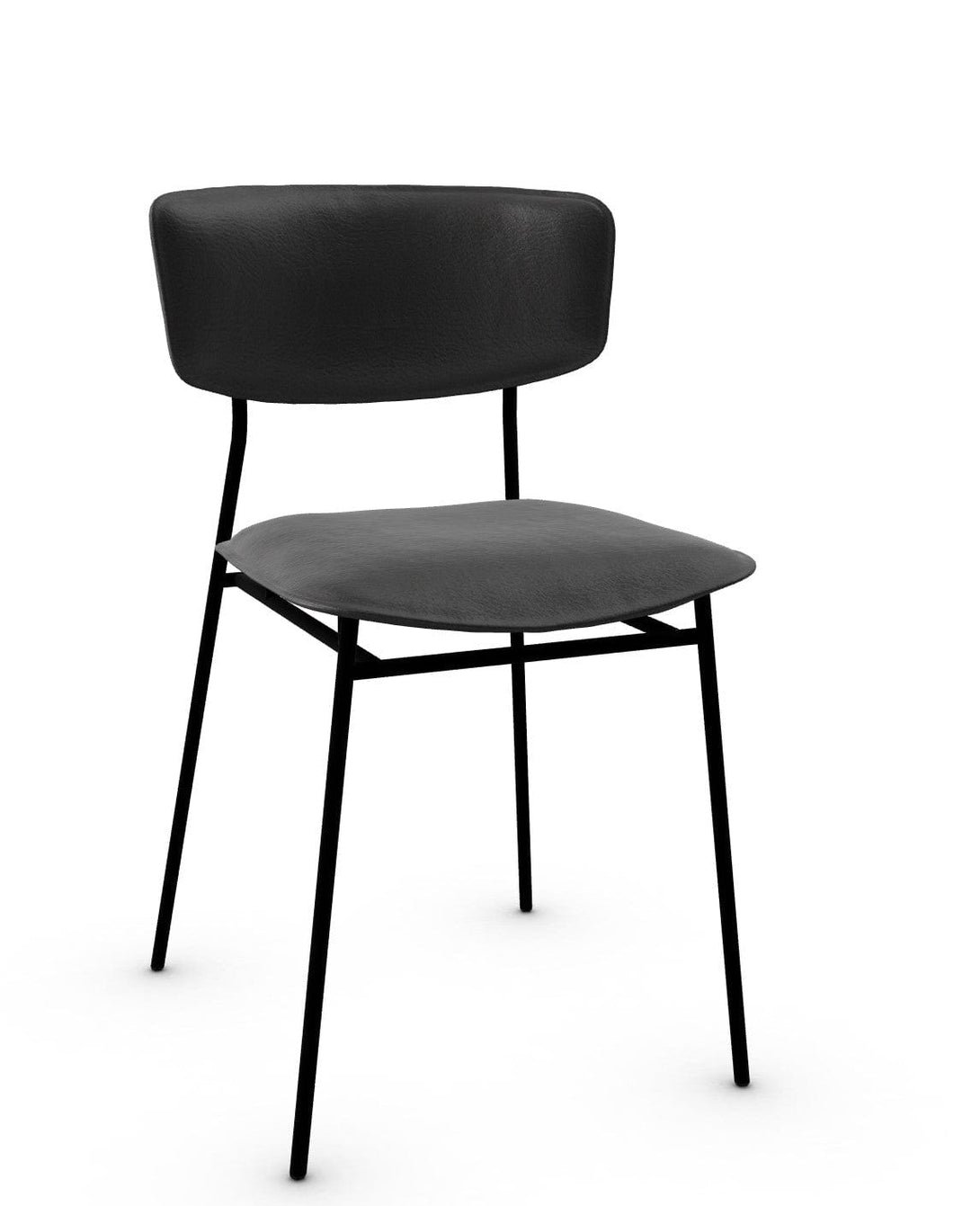 Calligaris stoel - jaren 50 (CS1854) met metalen frame en comfortabele zitting - 23