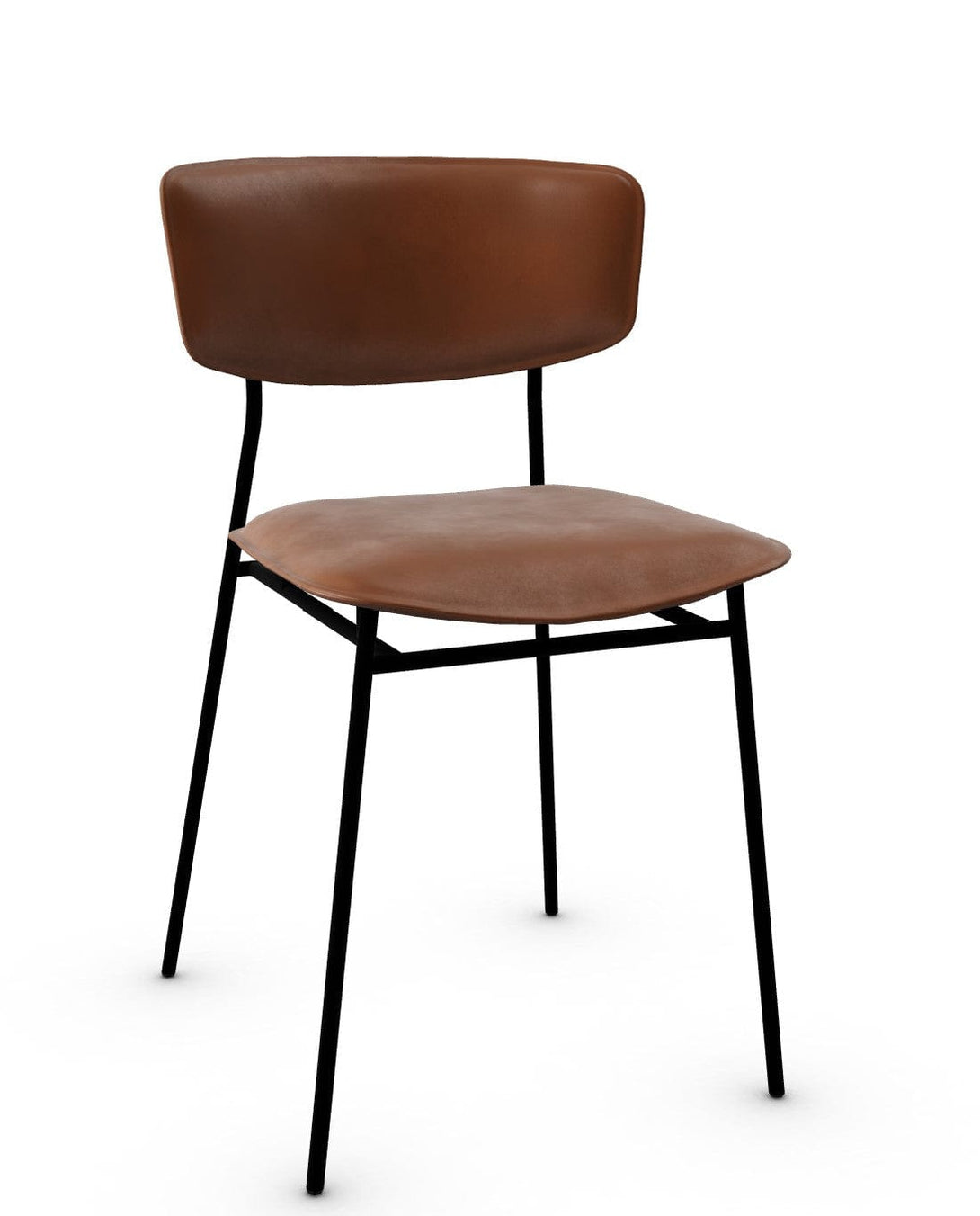 Calligaris stoel - jaren 50 (CS1854) met metalen frame en comfortabele zitting - 20