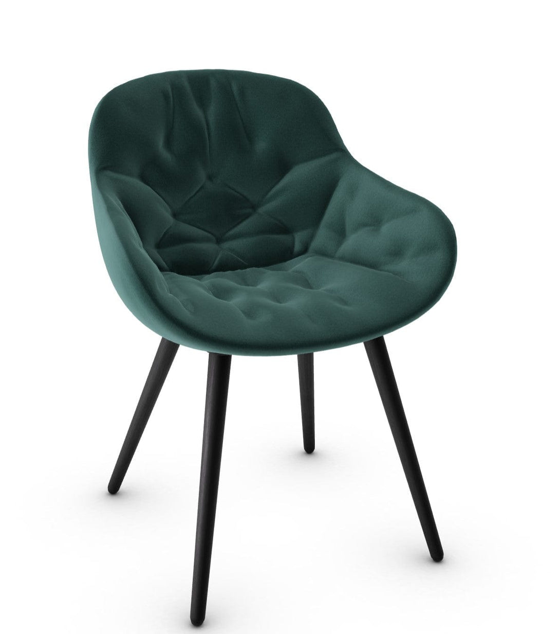 Calligaris stoel - Igloo (gewatteerde fauteuil, CS1841) met omhullende schaal en gewatteerde details-31