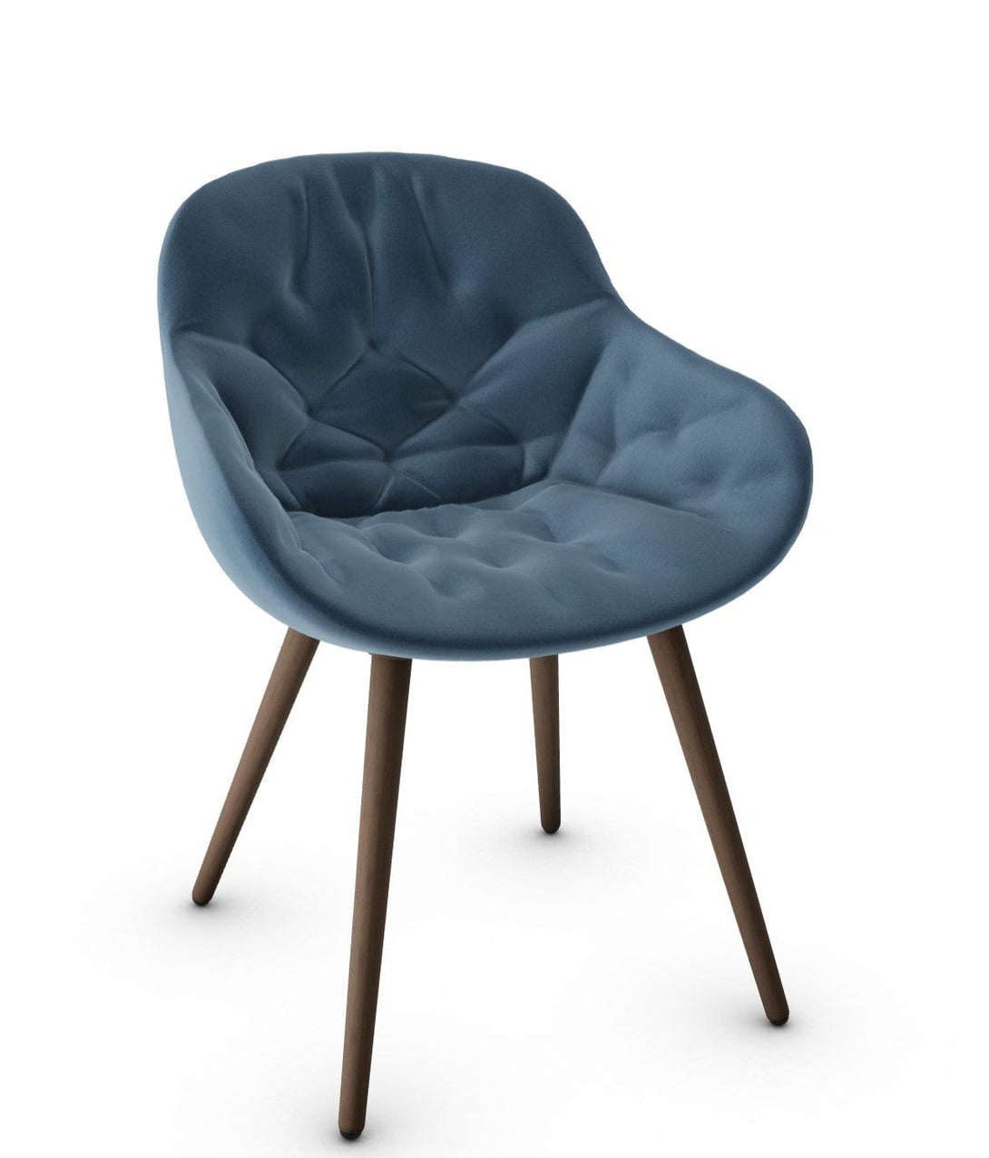 Calligaris stoel - Igloo (gewatteerde fauteuil, CS1841) met omhullende schaal en gewatteerde details-40