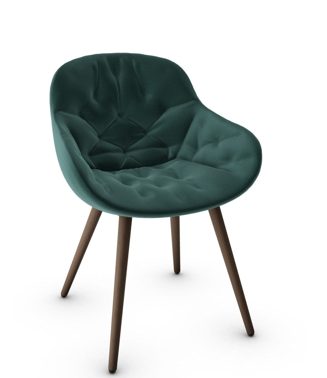 Calligaris stoel - Igloo (gewatteerde fauteuil, CS1841) met omhullende schaal en gewatteerde details-39