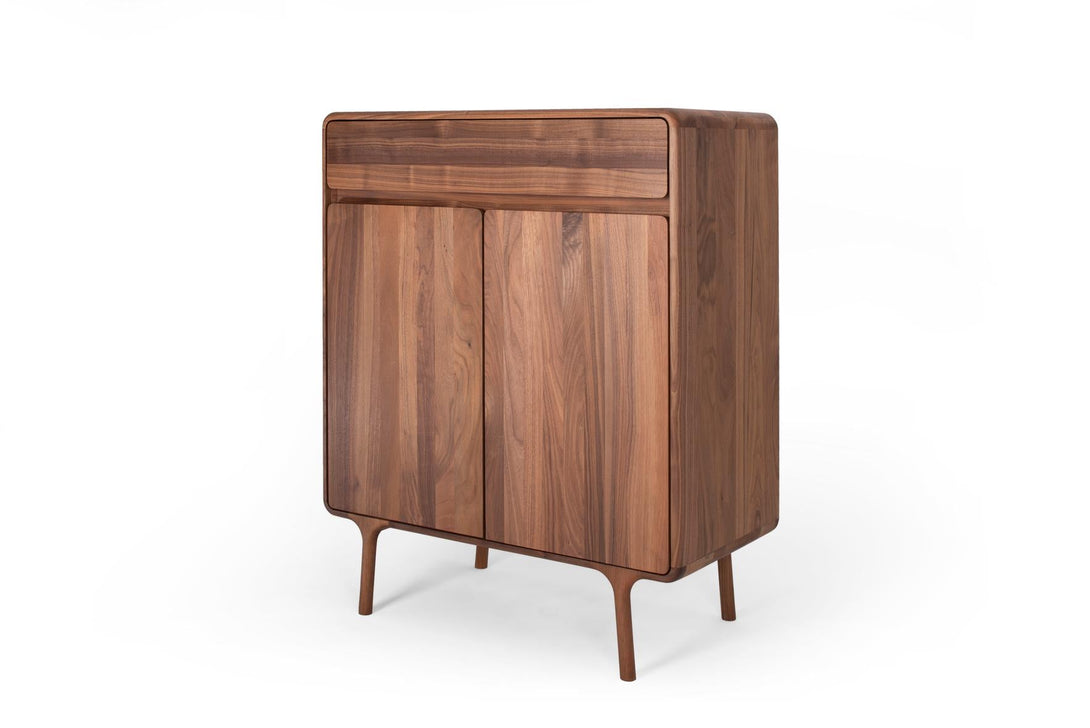 Armoire Gazzda Fawn en chêne ou noyer massif finition huilée avec bords arrondis-10