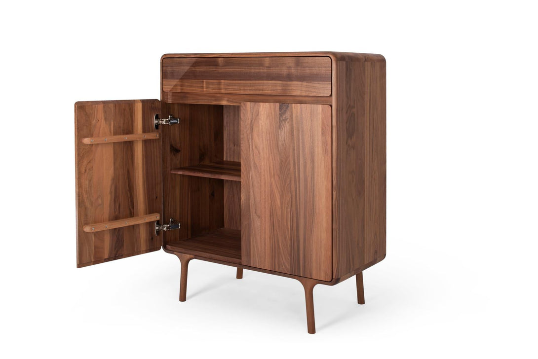 Armoire Gazzda Fawn en chêne ou noyer massif finition huilée avec bords arrondis-11