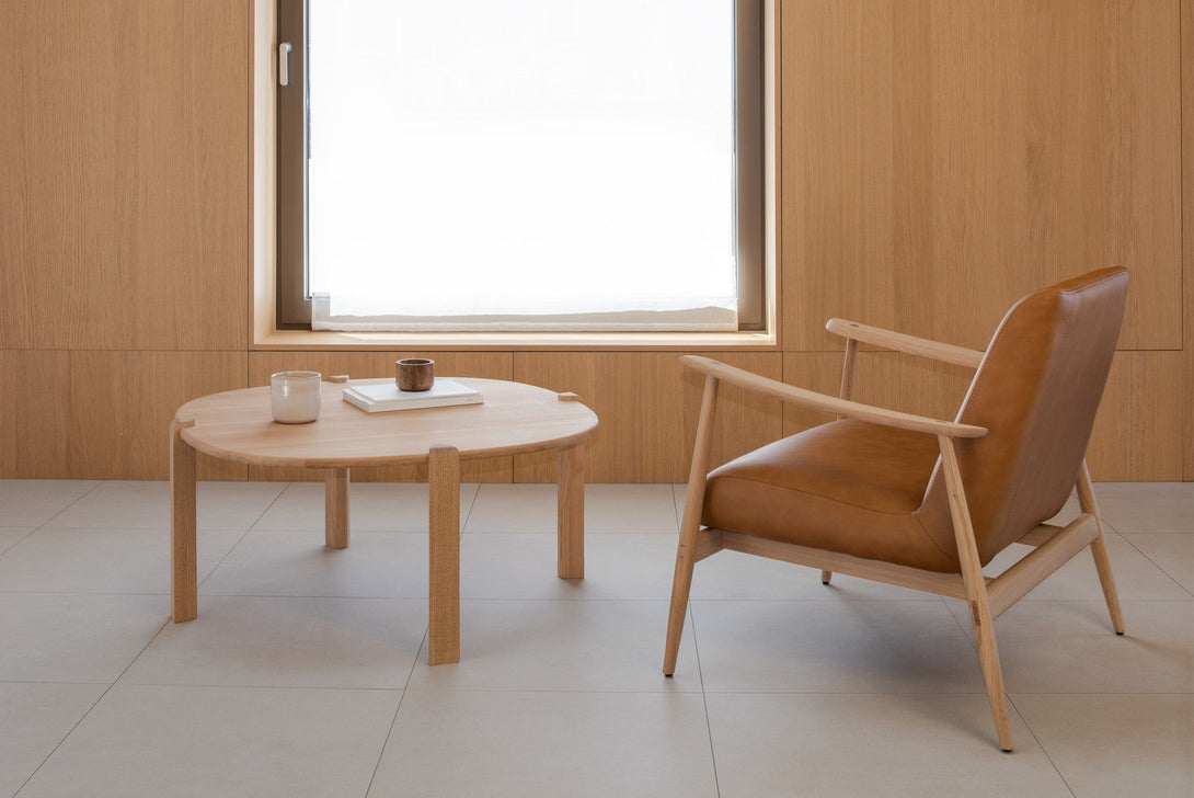 Table basse Gazzda Kulin en chêne massif huilé finition White Oil-03