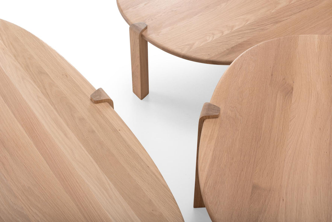 Table basse Gazzda Kulin en chêne massif huilé finition White Oil-07