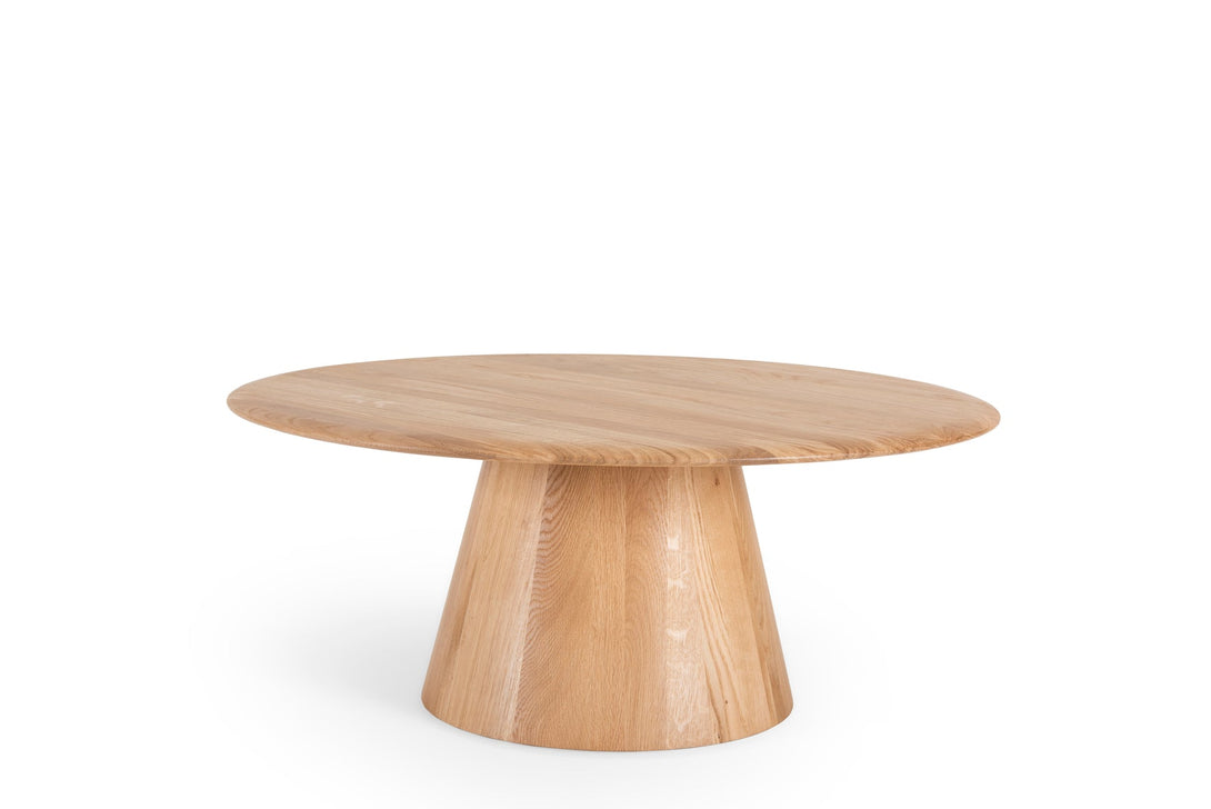 Table basse Gazzda Mushroom en bois massif forme organique-09
