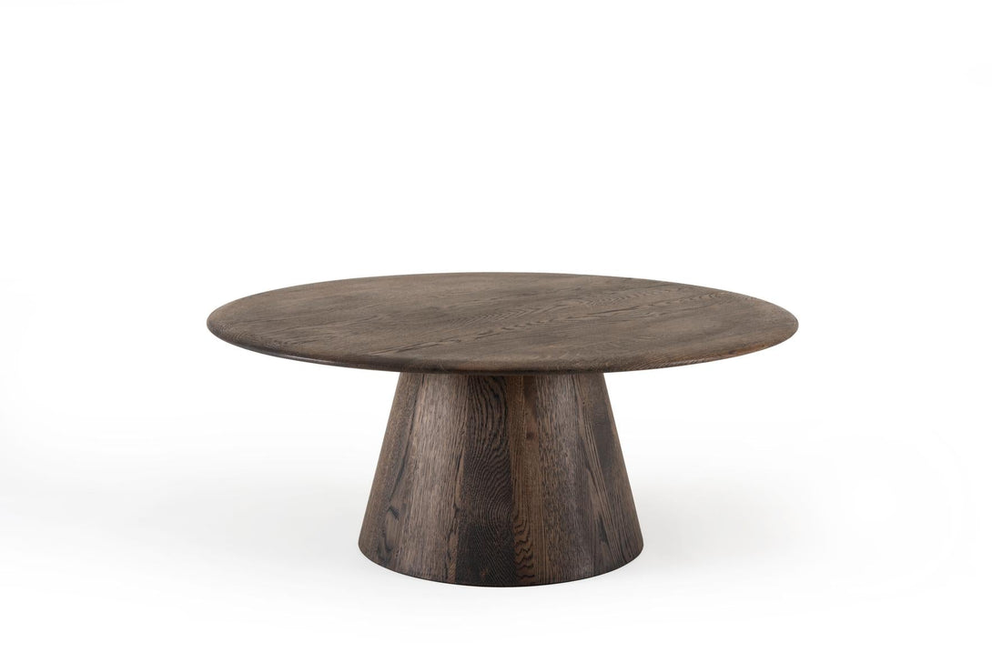 Table basse Gazzda Mushroom en bois massif forme organique-04