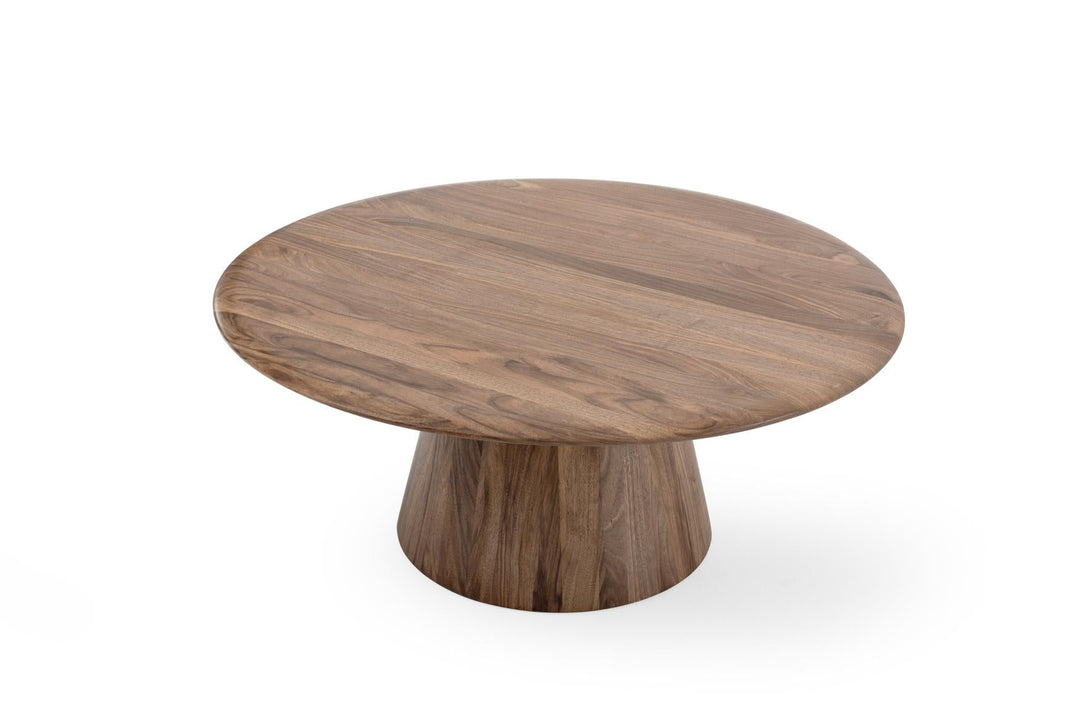 Table basse Gazzda Mushroom en bois massif forme organique-17