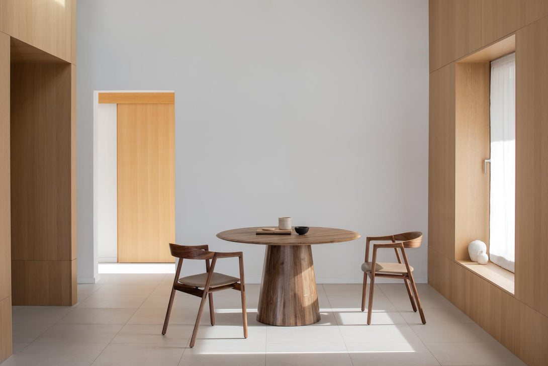 Table ronde Gazzda Mushroom en bois massif diamètre 126 cm-13