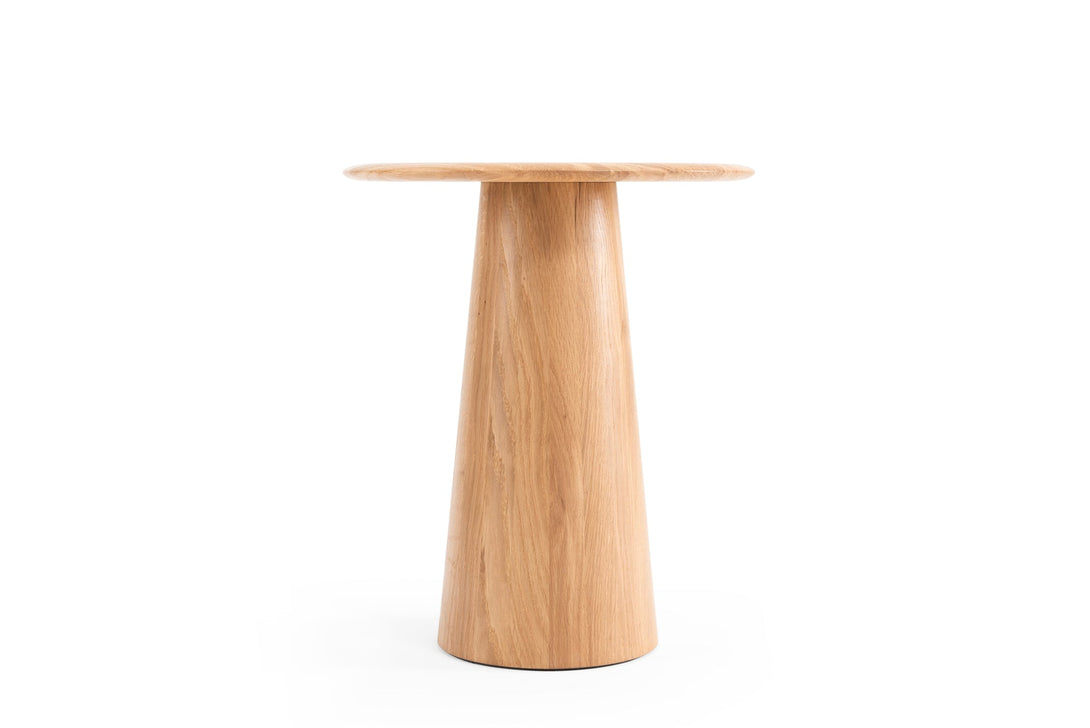 Table d’appoint Gazzda Mushroom en bois massif forme organique-06