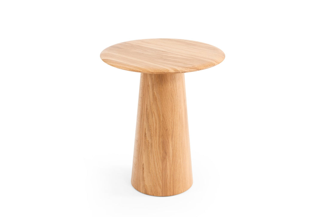 Table d’appoint Gazzda Mushroom en bois massif forme organique-13