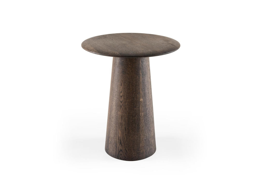 Table d’appoint Gazzda Mushroom en bois massif forme organique-04