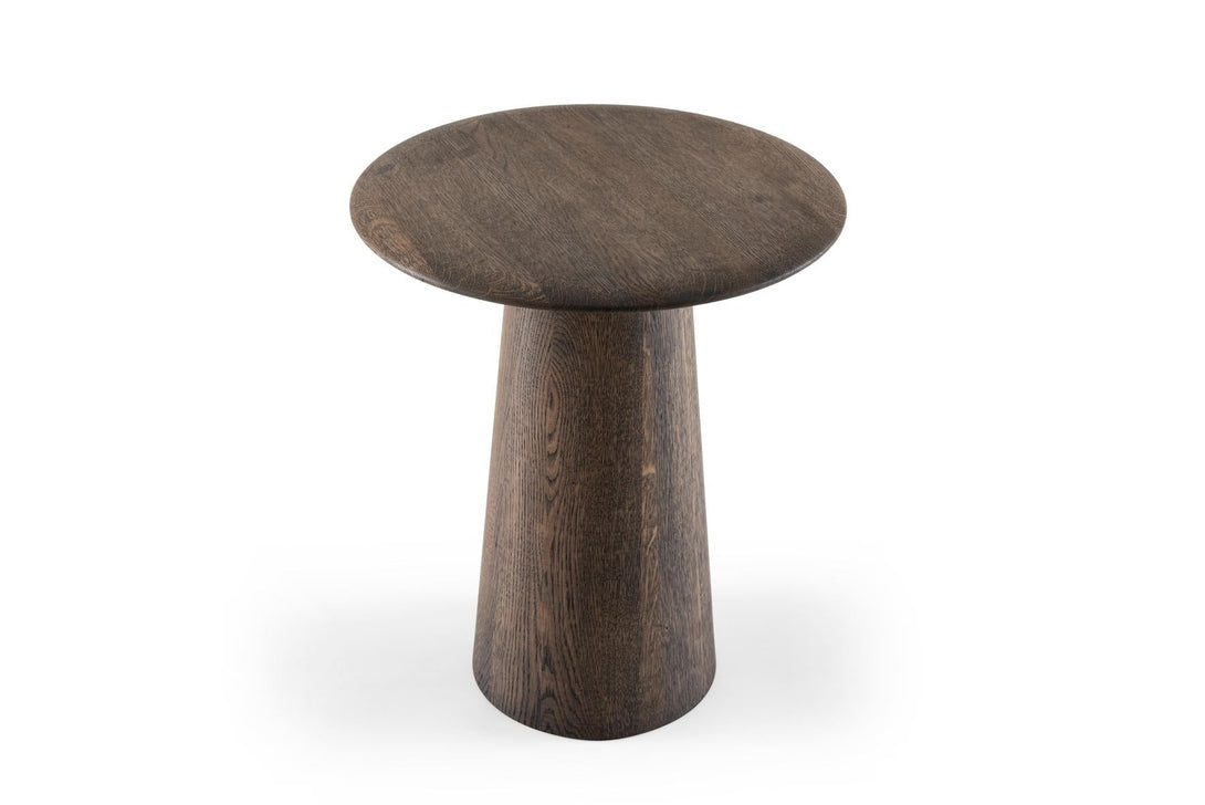 Table d’appoint Gazzda Mushroom en bois massif forme organique-05