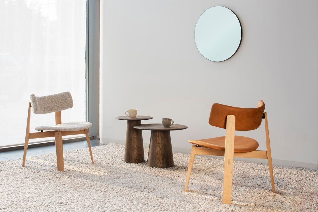 Table d’appoint Gazzda Mushroom en bois massif forme organique-24