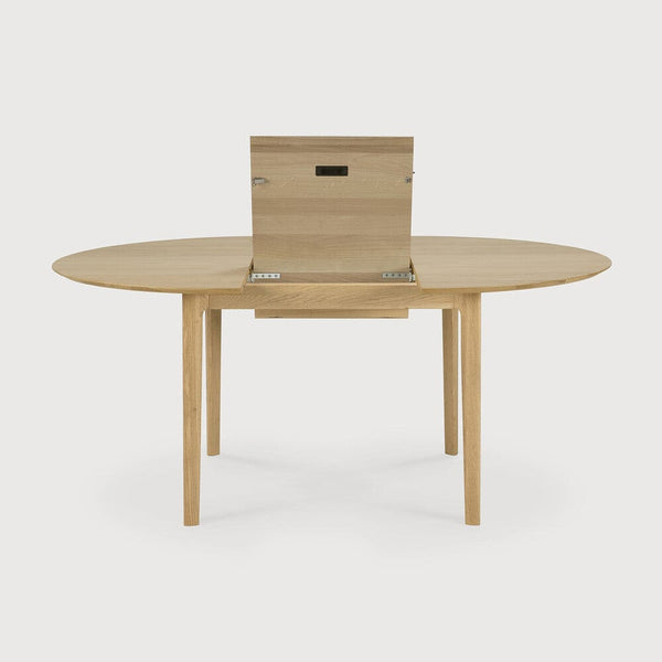 Table ronde extensible Bok Ethnicraft, chêne