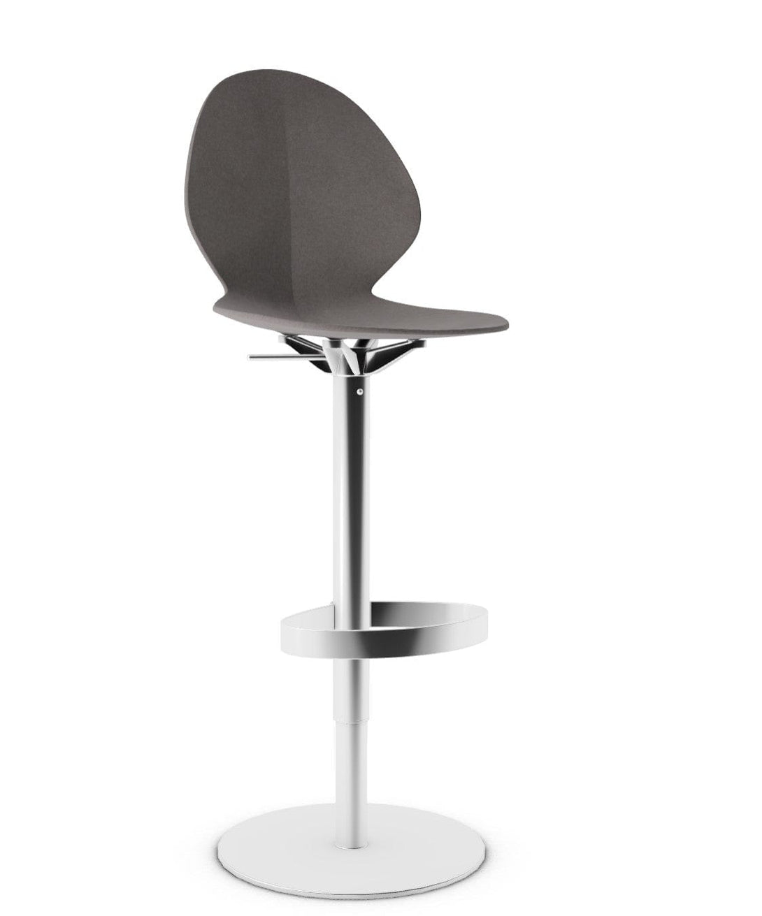 Tabouret Calligaris - Basil (Base pivotante) CS1356 avec assise en polypropylène et base en métal pivotante-22