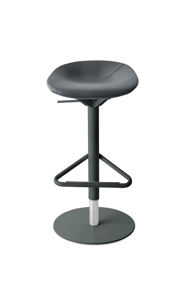 Tabouret Calligaris - Palm (Base pivotante) CS1827 avec assise rembourrée et base pivotante en métal-1