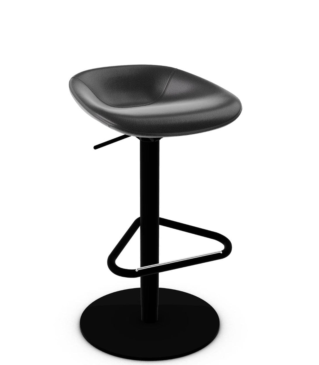 Tabouret Calligaris - Palm (Base pivotante) CS1827 avec assise rembourrée et base pivotante en métal-3