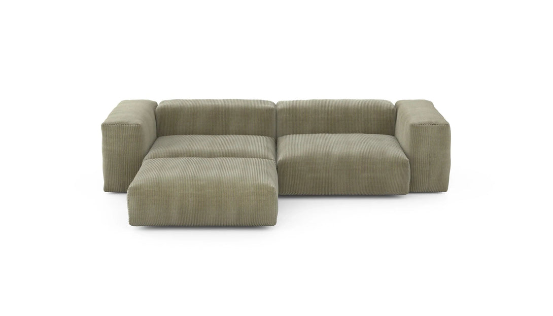 Canapé Vetsak - Chaise Longue Three Module Sofa en tissu - Zetel - Bank-10