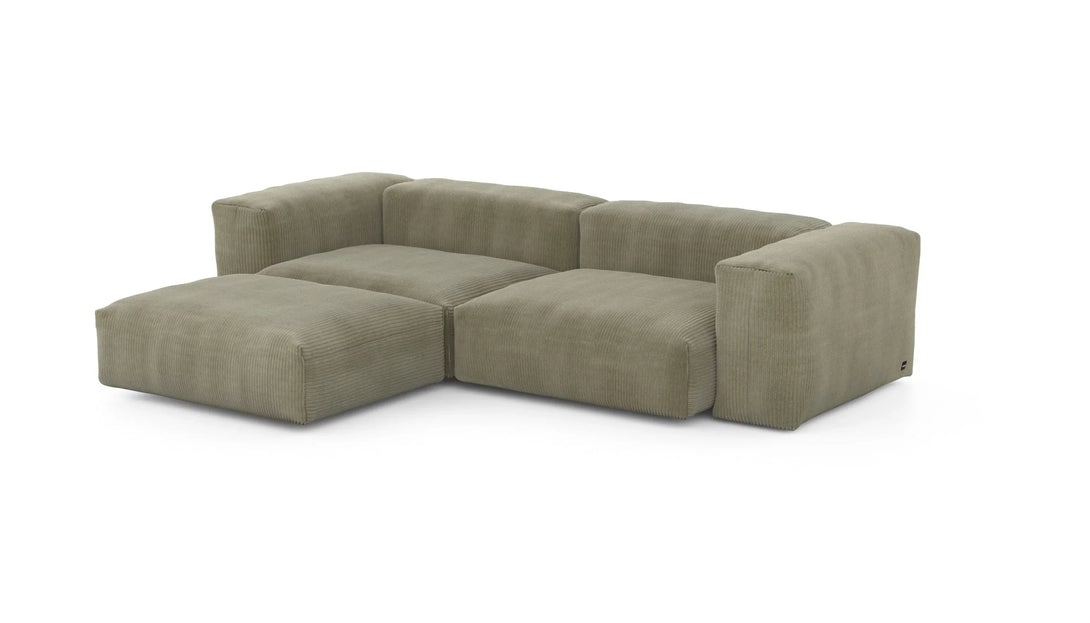 Canapé Vetsak - Chaise Longue Three Module Sofa en tissu - Zetel - Bank-11