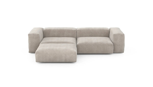 Canapé Vetsak - Chaise Longue Three Module Sofa en tissu - Zetel - Bank-1