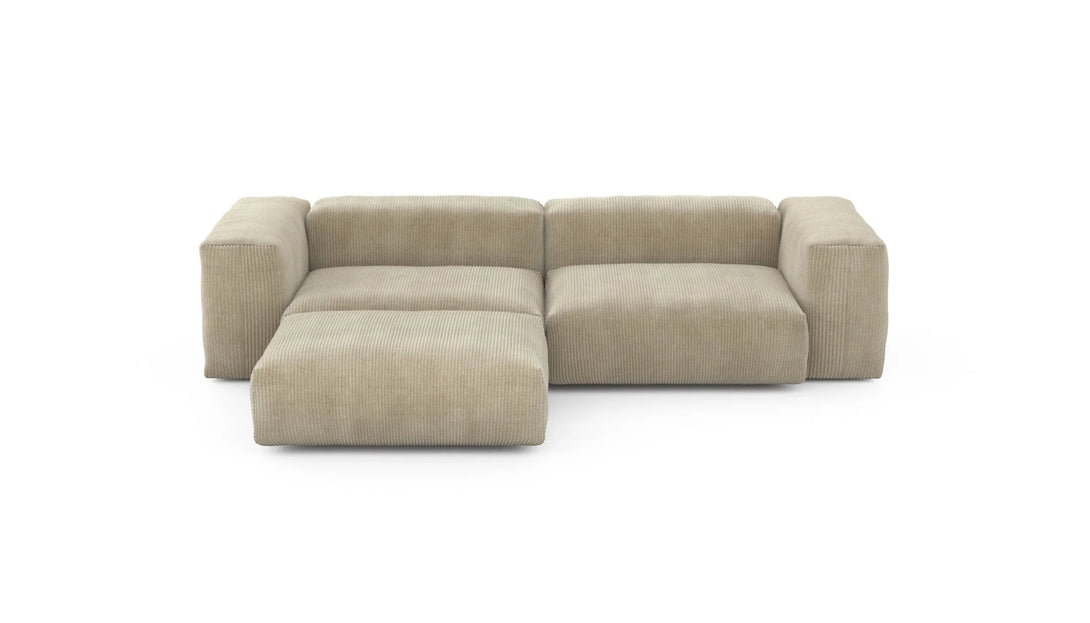 Canapé Vetsak - Chaise Longue Three Module Sofa en tissu - Zetel - Bank-5