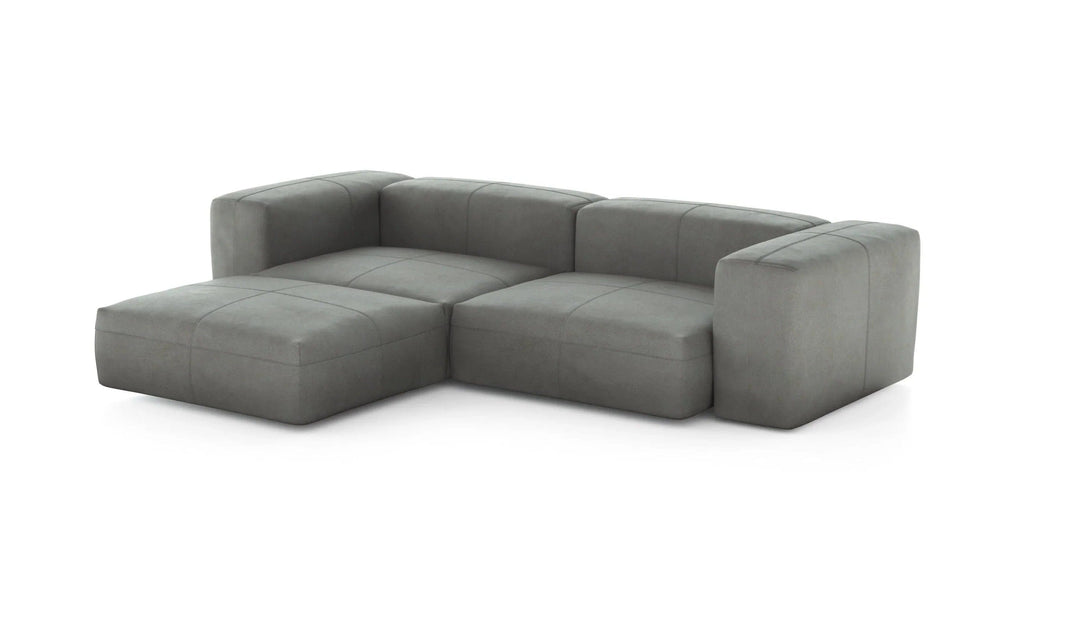 Canapé Vetsak - Chaise Longue Three Module Sofa en tissu - Zetel - Bank-28