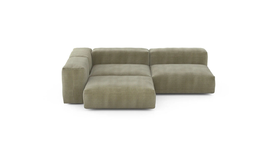 Canapé d'angle Vetsak - Three Module Sofa en tissu - Zetel - Bank-9