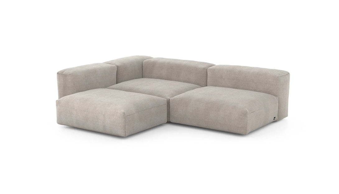 Canapé d'angle Vetsak - Three Module Sofa en tissu - Zetel - Bank-2