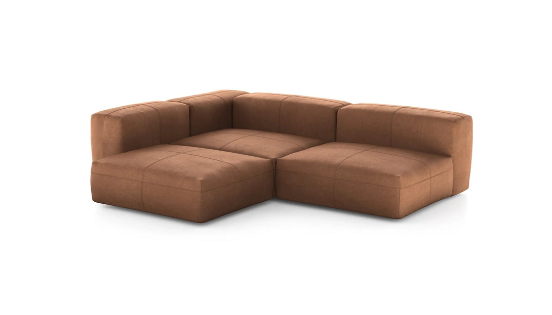 Canapé d'angle Vetsak - Three Module Sofa en tissu - Zetel - Bank-23