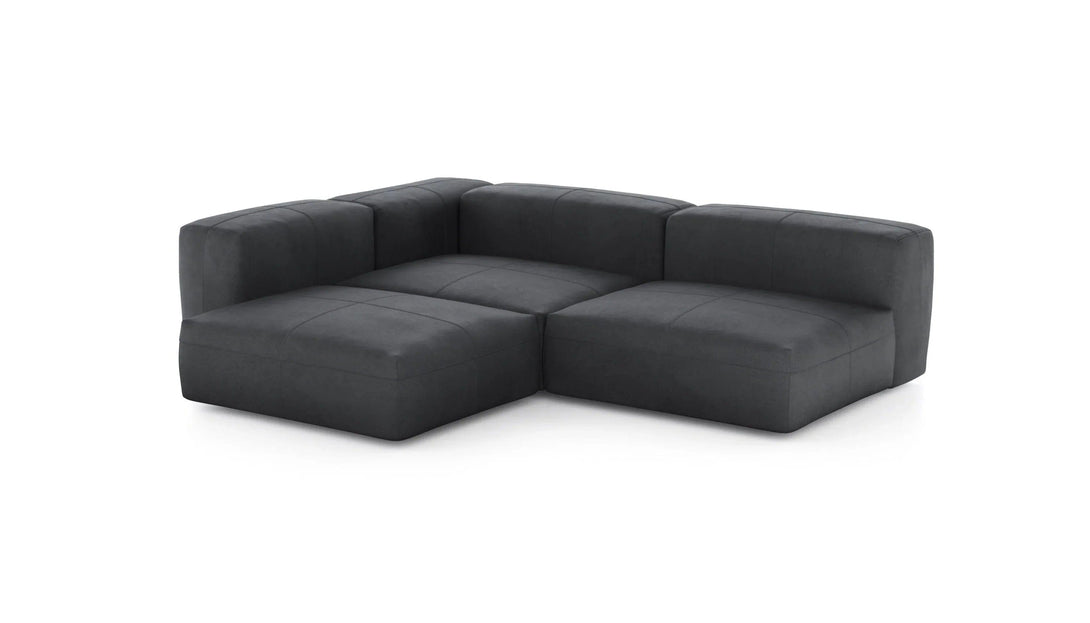 Canapé d'angle Vetsak - Three Module Sofa en tissu - Zetel - Bank-21