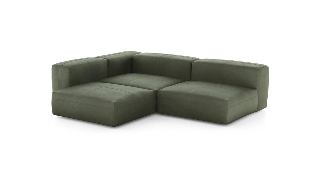 Canapé d'angle Vetsak - Three Module Sofa en tissu - Zetel - Bank-29