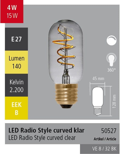 Ampoule Led - Radio Curved